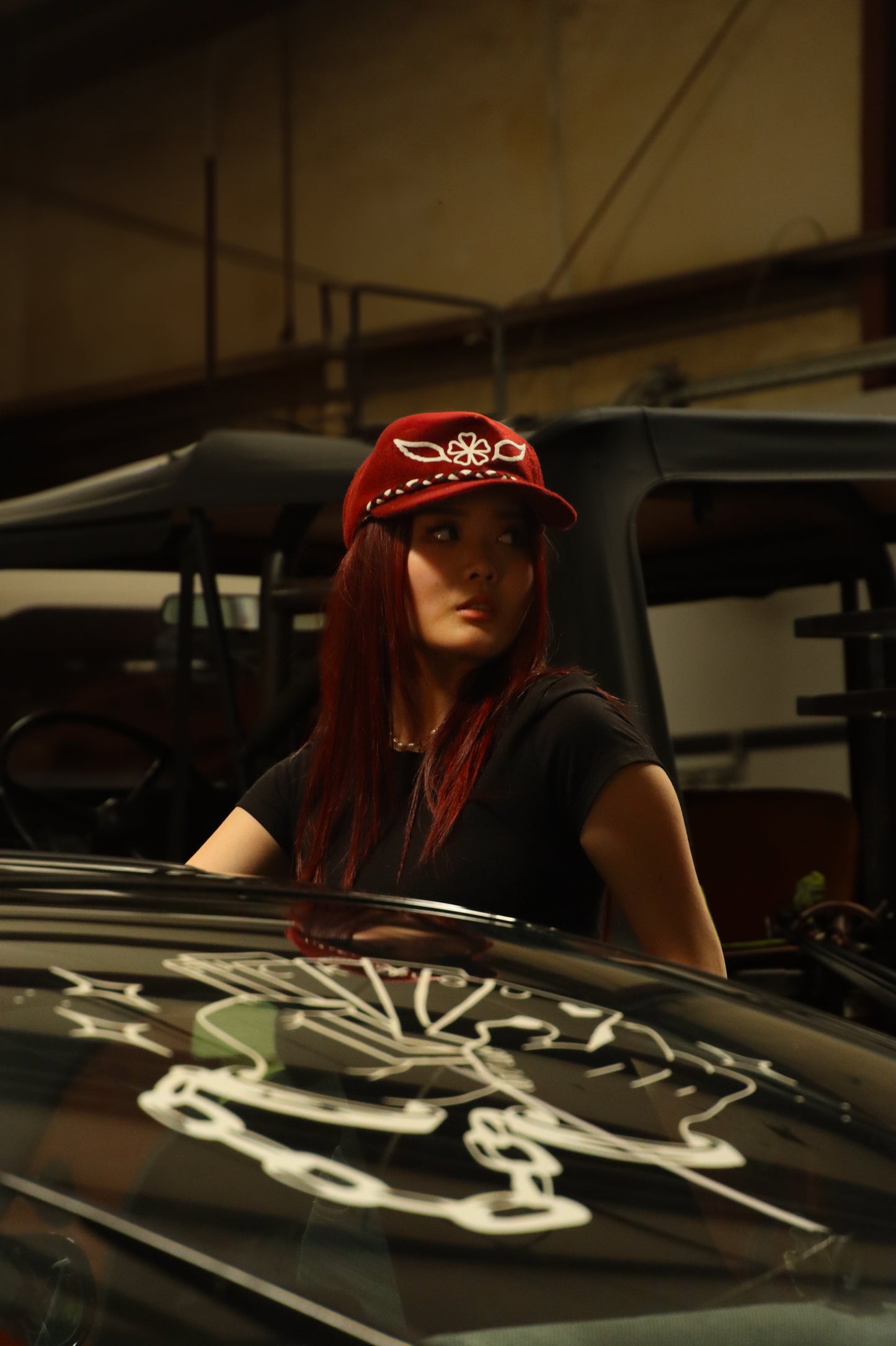Schenes Felt Cap (Crimson)